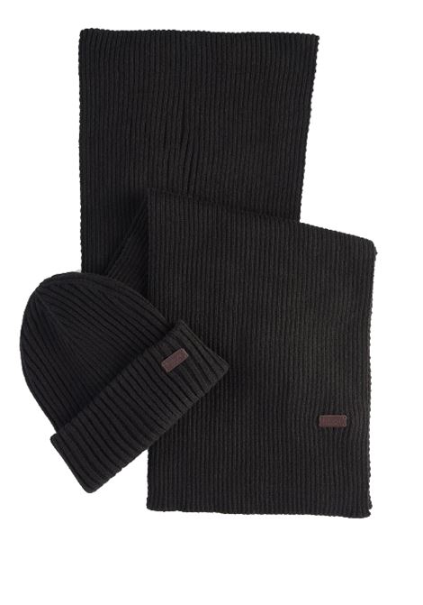 Set regalo Crimdon berretto e sciarpa BARBOUR | Accessori | MGS0019BK11