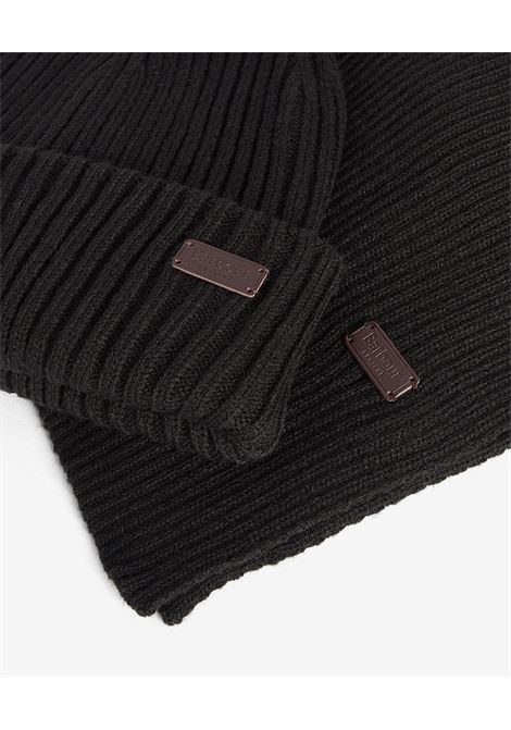 Crimdon cap and scarf gift set BARBOUR |  | MGS0019BK11