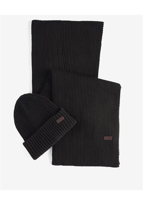 Crimdon cap and scarf gift set BARBOUR |  | MGS0019BK11