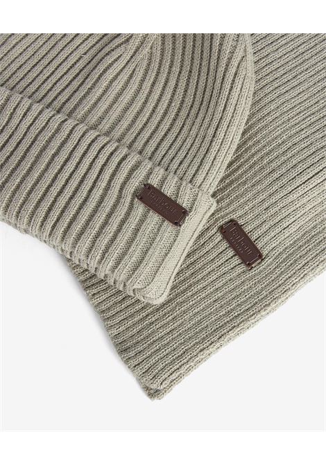 Crimdon cap and scarf gift set BARBOUR |  | MGS0019GY31