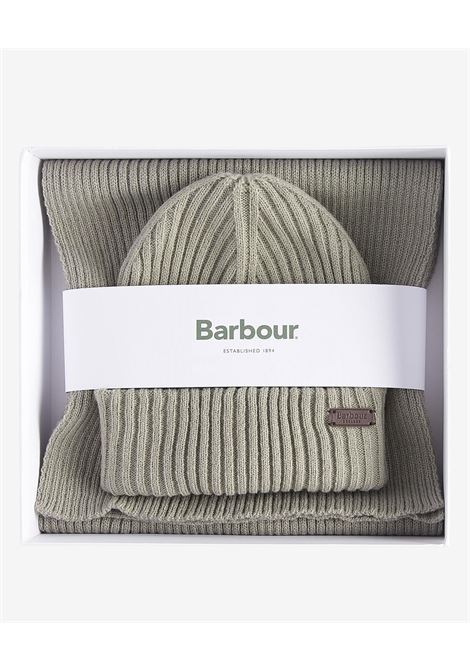 Crimdon cap and scarf gift set BARBOUR |  | MGS0019GY31