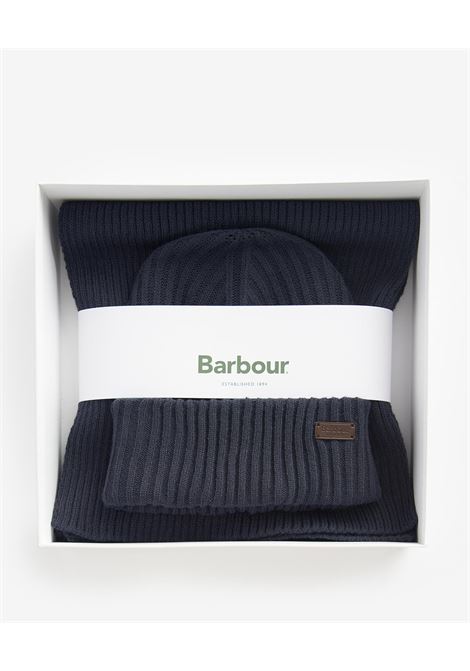 Crimdon cap and scarf gift set BARBOUR |  | MGS0019NY31