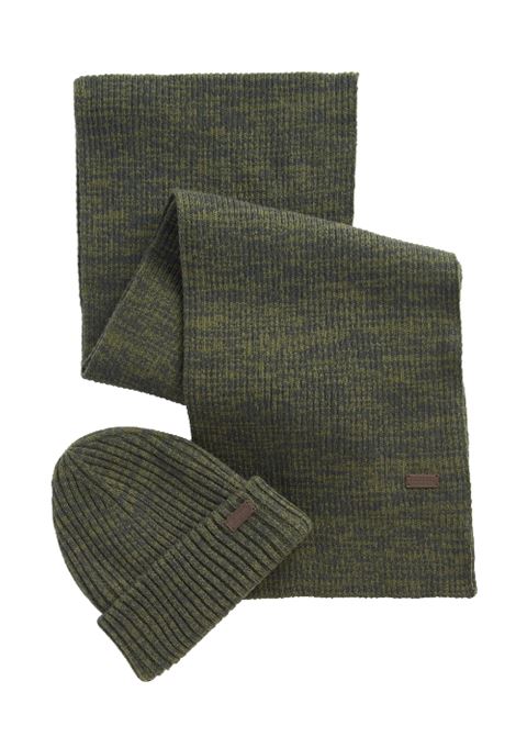 Crimdon cap and scarf gift set BARBOUR |  | MGS0019OL71