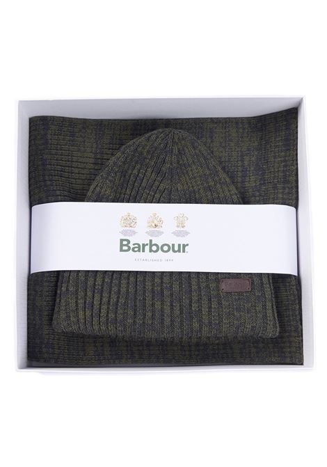 Crimdon cap and scarf gift set BARBOUR |  | MGS0019OL71