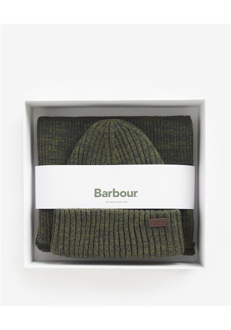 Crimdon cap and scarf gift set BARBOUR |  | MGS0019OL71