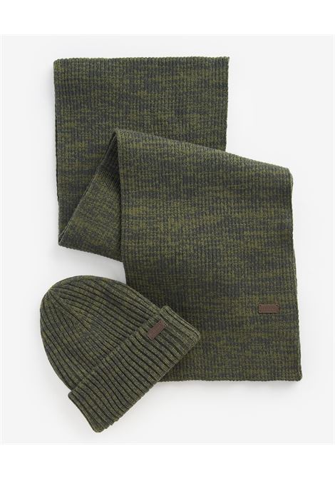 Crimdon cap and scarf gift set BARBOUR |  | MGS0019OL71