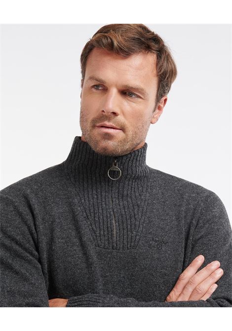 Maglione con mezza zip in lana d'agnello Essential BARBOUR | Maglieria | MKN0339CH51