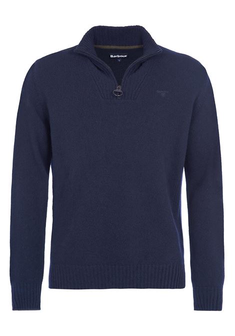 Maglione con mezza zip in lana d'agnello Essential BARBOUR | Maglieria | MKN0339NY71