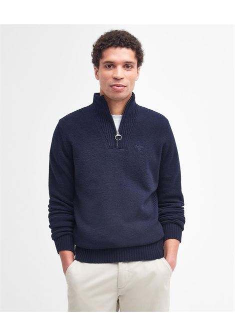 Barbour - Essential lambswool half-zip sweater BARBOUR |  | MKN0339NY71