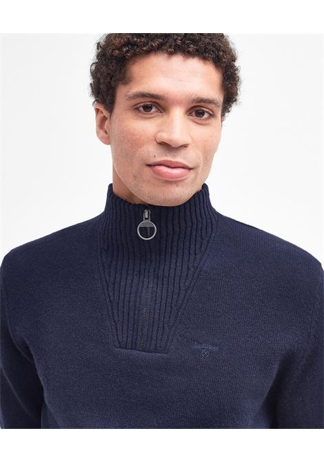 Barbour - Essential lambswool half-zip sweater BARBOUR |  | MKN0339NY71