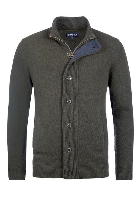 Maglione con zip Patch BARBOUR | Maglieria | MKN0731GN73