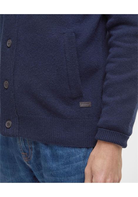 Maglione con zip Patch BARBOUR | Maglieria | MKN0731NY91