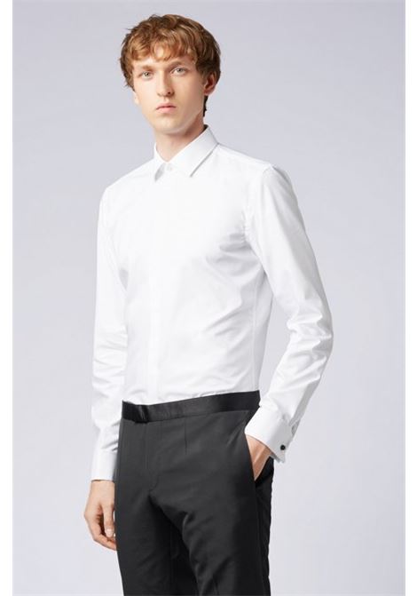 Slim fit formal shirt in easy-to-iron stretch cotton BOSS |  | 50480093100