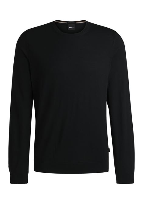 Slim fit crew neck sweater in virgin wool BOSS |  | 50468239002