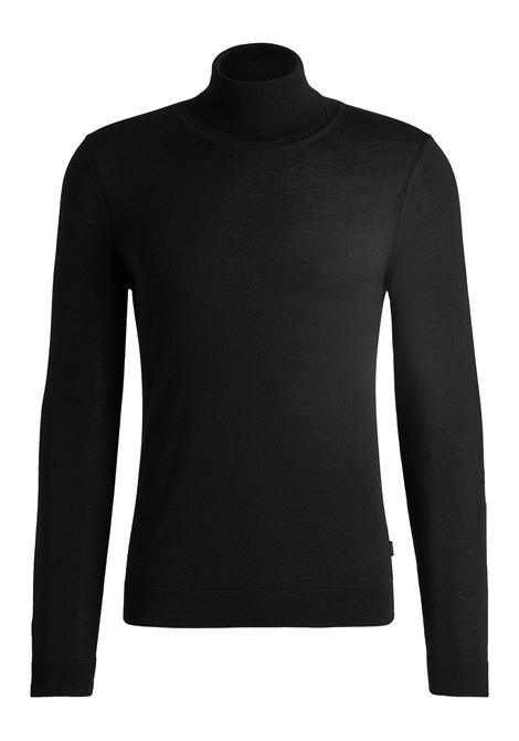 Maglione slim fit a collo alto in lana vergine BOSS | Maglieria | 50468262001