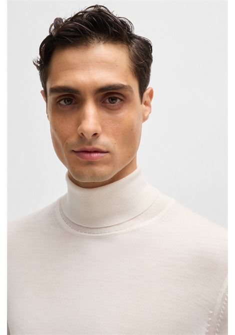 Slim fit turtleneck sweater in virgin wool BOSS |  | 50468262131