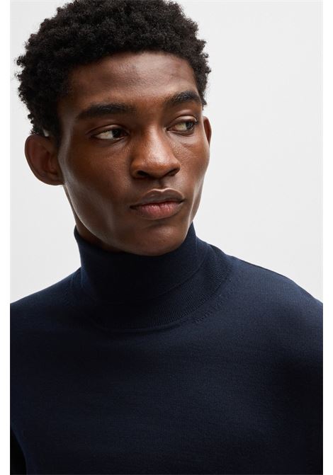 Slim fit turtleneck sweater in virgin wool BOSS |  | 50468262404