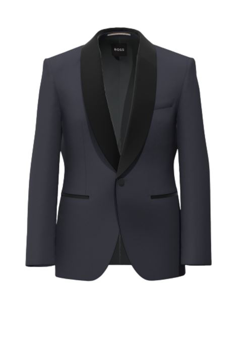 Regular fit jacket in stretch virgin wool BOSS |  | 50469185401