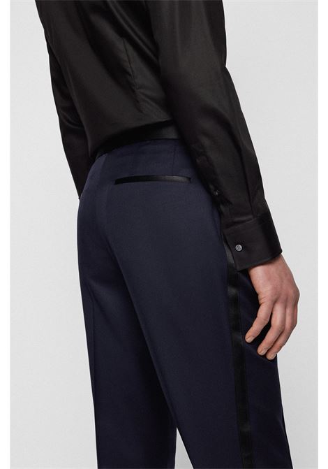 Virgin wool serge tuxedo pants BOSS |  | 50469186401