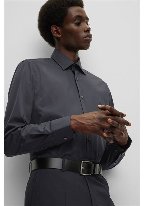 Regular fit shirt in easy-iron stretch cotton poplin BOSS |  | 50473265001