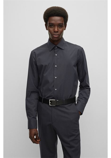 Regular fit shirt in easy-iron stretch cotton poplin BOSS |  | 50473265001