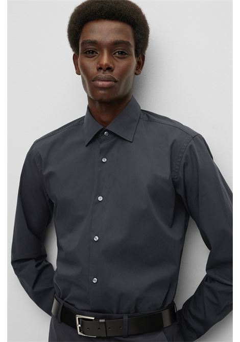 Regular fit shirt in easy-iron stretch cotton poplin BOSS |  | 50473265001