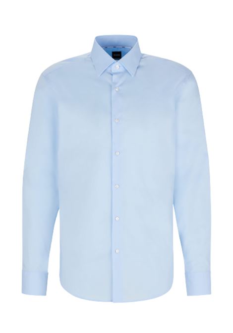 Regular fit shirt in easy-to-iron stretch cotton poplin BOSS |  | 50473265452