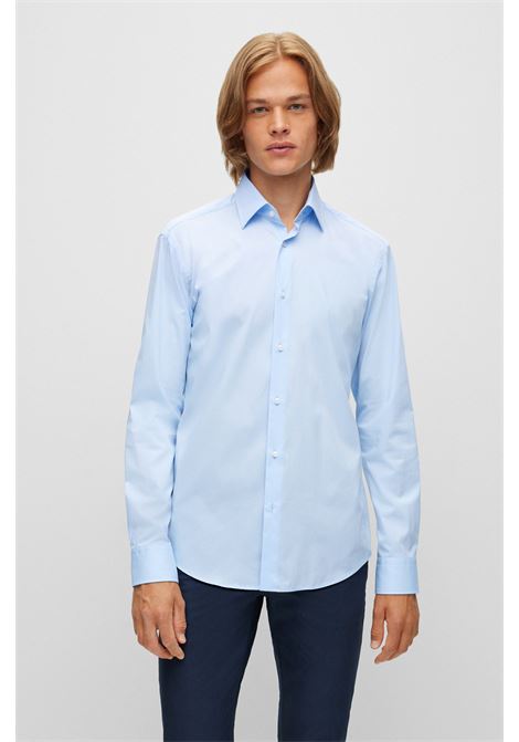 Regular fit shirt in easy-to-iron stretch cotton poplin BOSS |  | 50473265452