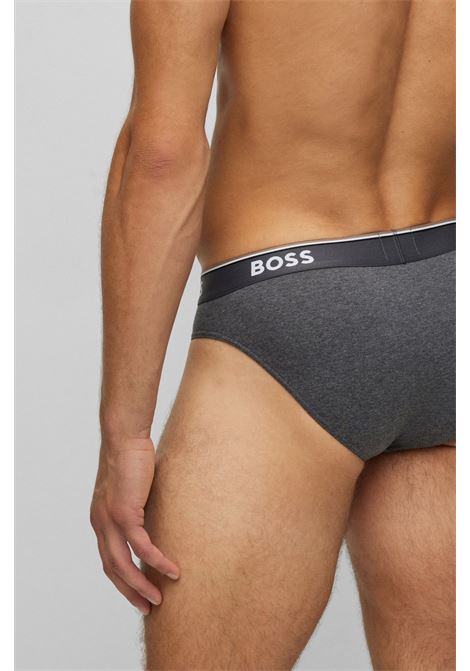 Stretch cotton briefs with elastic waistband with logo in a pack of three BOSS |  | 50475273061