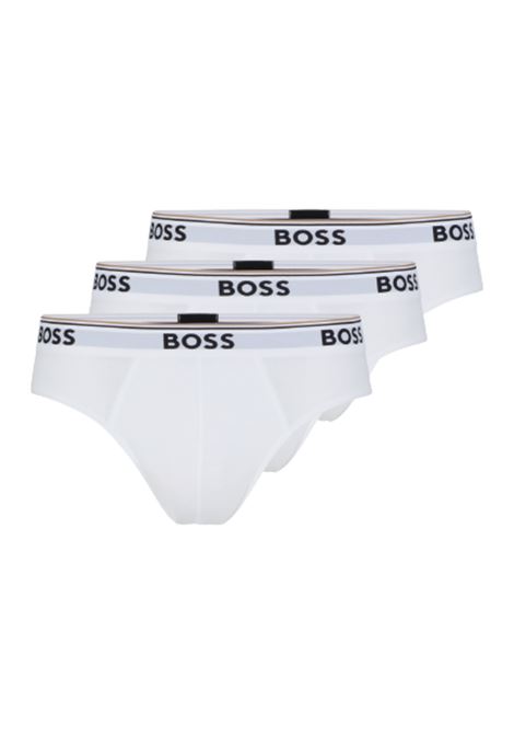 Stretch cotton briefs with elastic waistband with logo in a pack of three BOSS |  | 50475273100