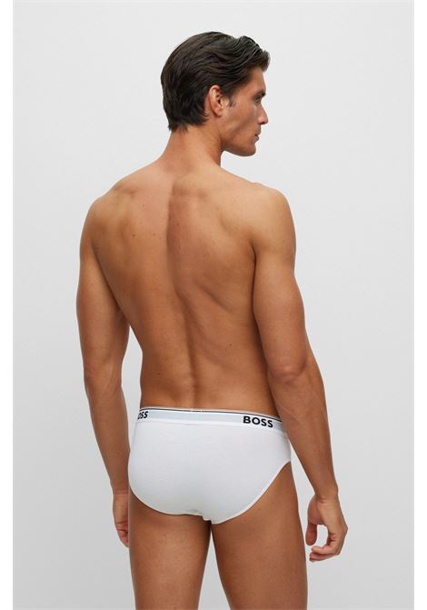 Stretch cotton briefs with elastic waistband with logo in a pack of three BOSS |  | 50475273100