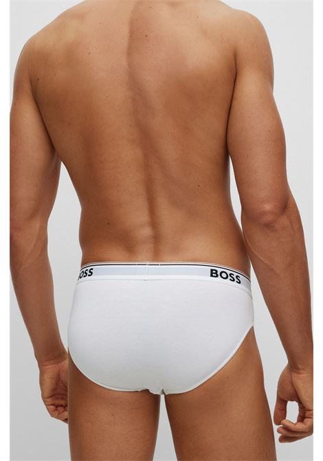 Stretch cotton briefs with elastic waistband with logo in a pack of three BOSS |  | 50475273100