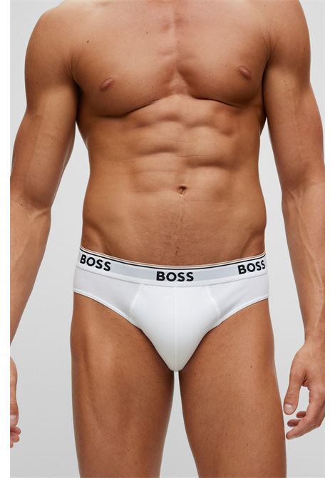 Stretch cotton briefs with elastic waistband with logo in a pack of three BOSS |  | 50475273100