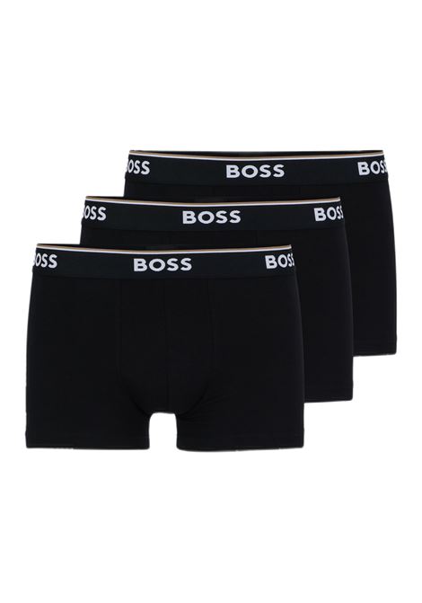 Stretch cotton boxer shorts with elastic waistband with logo in a three pack BOSS |  | 50475274001