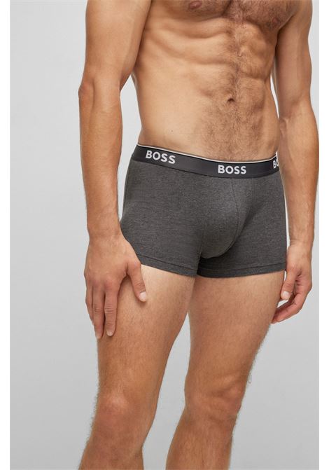 Stretch cotton boxer shorts with elastic waistband with logo in a three pack BOSS |  | 50475274061