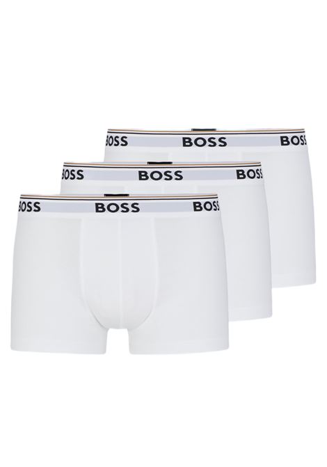 Stretch cotton boxer shorts with elastic waistband with logo in a three pack BOSS |  | 50475274100