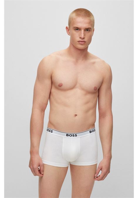 Stretch cotton boxer shorts with elastic waistband with logo in a three pack BOSS |  | 50475274100