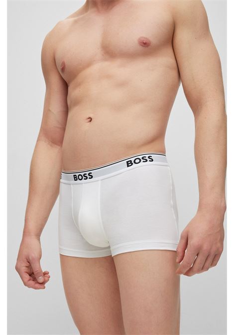 Stretch cotton boxer shorts with elastic waistband with logo in a three pack BOSS |  | 50475274100