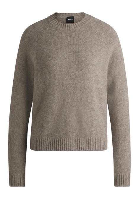 Maglione a girocollo in tessuto elasticizzato BOSS | Maglieria | 50478315099