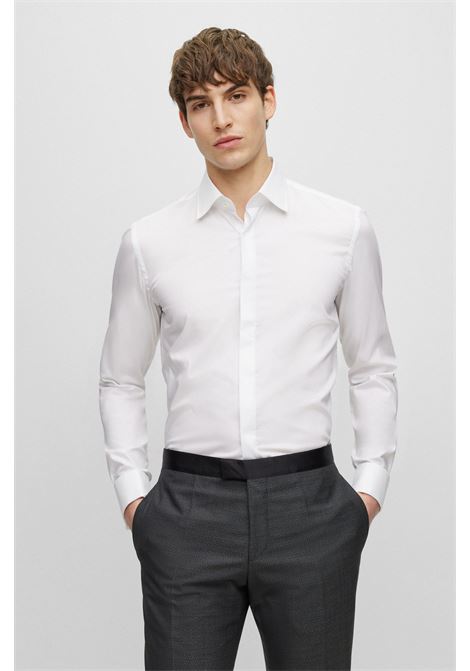 Slim fit formal shirt in easy-to-iron stretch cotton BOSS |  | 50480093100