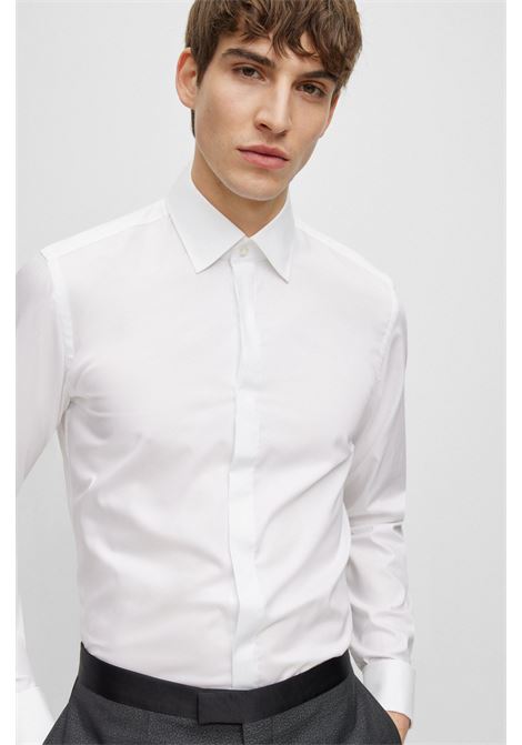 Slim fit formal shirt in easy-to-iron stretch cotton BOSS |  | 50480093100