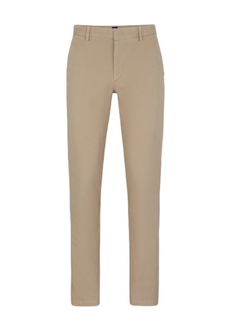 Chino slim fit in gabardine di cotone elasticizzato BOSS | Pantaloni | 50487966294