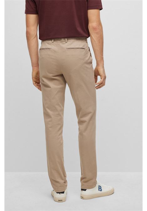 Slim fit chinos in stretch cotton gabardine. BOSS |  | 50487966294