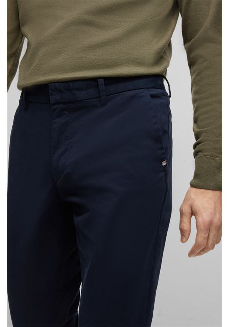 Slim fit chinos in stretch cotton gabardine BOSS |  | 50487966404