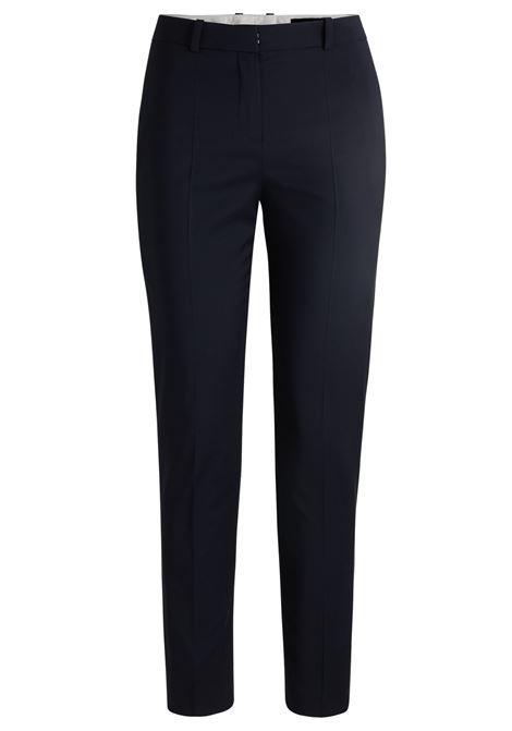 Regular fit ankle pants in eco-friendly wool. BOSS |  | 50490051404