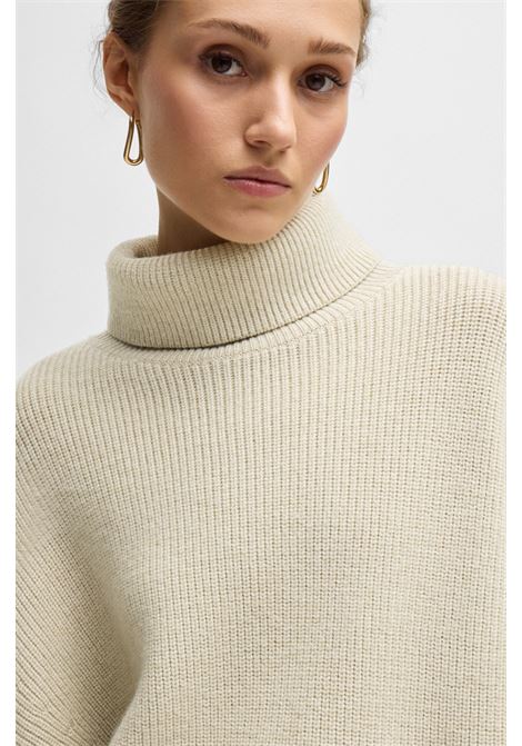 Virgin wool sweater with ribbed turtleneck BOSS |  | 50523730968