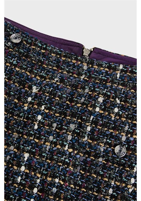 Gonna pantalone a portafoglio regular fit in tweed multicolore BOSS | Pantaloni | 50524473960