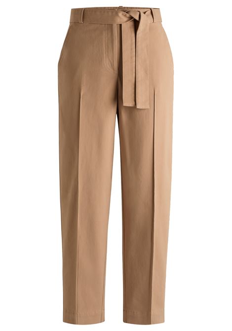 Pantaloni regular fit in twill di cotone elasticizzato BOSS | Pantaloni | 50524661260