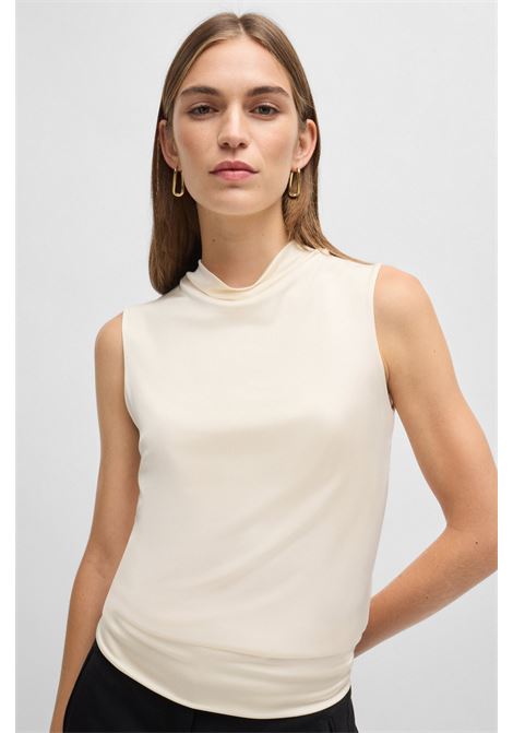 BOSS - Sleeveless blouse with draped neckline BOSS |  | 50527007118