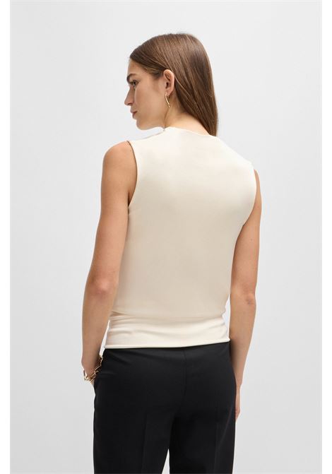 BOSS - Sleeveless blouse with draped neckline BOSS |  | 50527007118